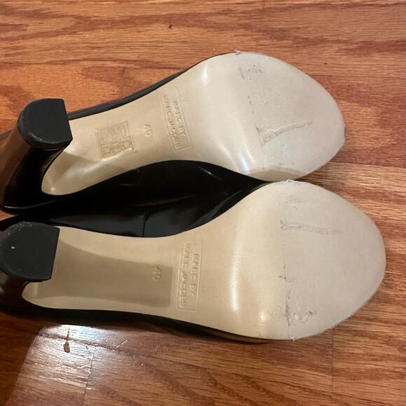 Marc by Marc Jacobs Black Platform Heels sz 40 US z 9.5 Black Pumps - Picture 6 of 7